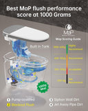 Smart One-Piece Toilet with Built-In Bidet, Auto Open and Close, Powerful Flush, Foam System, ADA Comfort Height, Blackout Flush, Auto Flush, Heated Seat