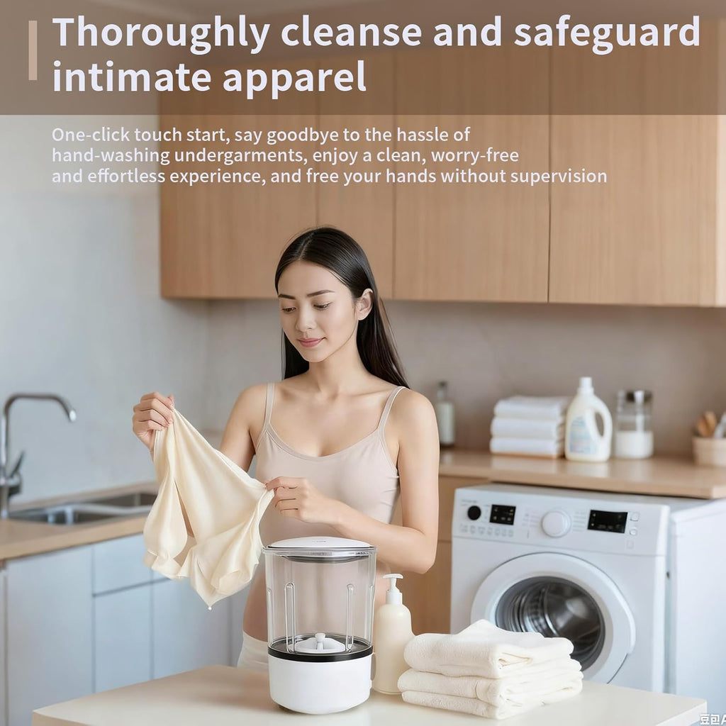 Portable Washing Machine, Mini Compact Single Tub Washer for Deep Clean Small Laundry