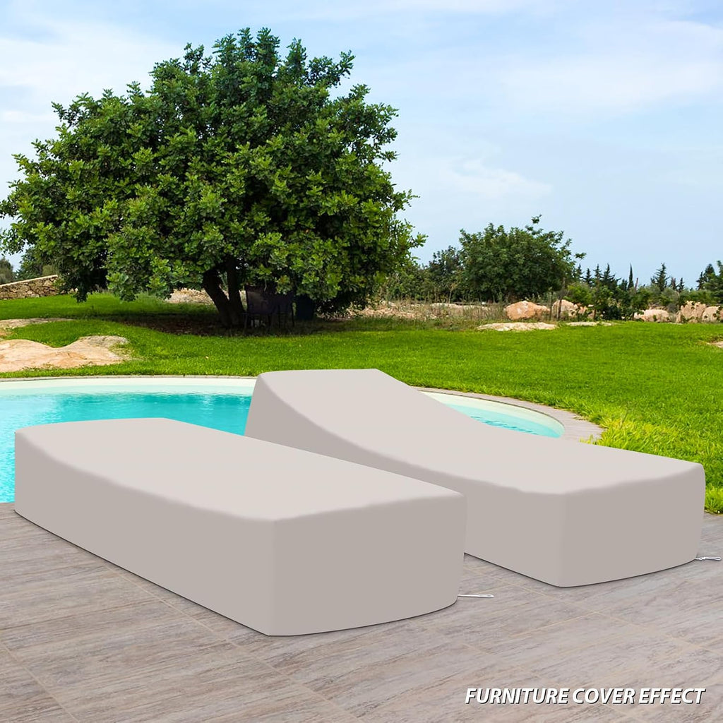 Brown Wicker Patio Chaise Lounge Chairs Set of 2 Outdoor Chaise Lounge Pool Lounge Chairs Poolside Recliner Chairs