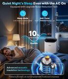 12,000 BTU Portable Air Conditioner Cools Up to 550 Sq.Ft, Auto