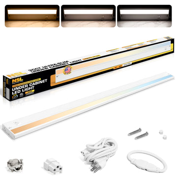 LED Under Cabinet Lighting Hardwired - 40 Inch White