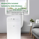12,000 BTU, 2024 New Portable Air Conditioner with Heat, 4-in-1 function Dehumidifier & Fan
