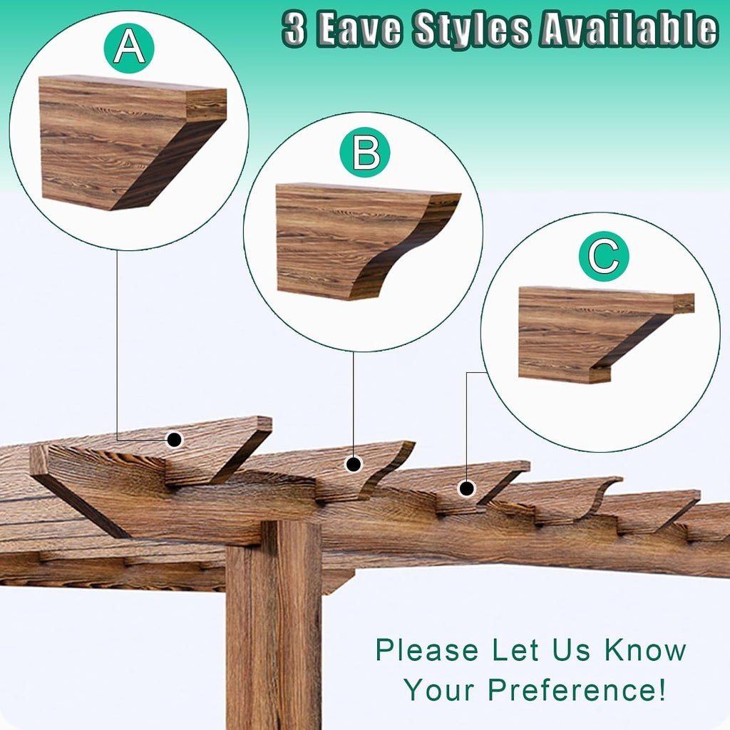Simple Wall Climbing Trellis Single-Sided Outdoor Pergola, Wood Grape Arbor Gazebos for Garden Patio Backyard Deck