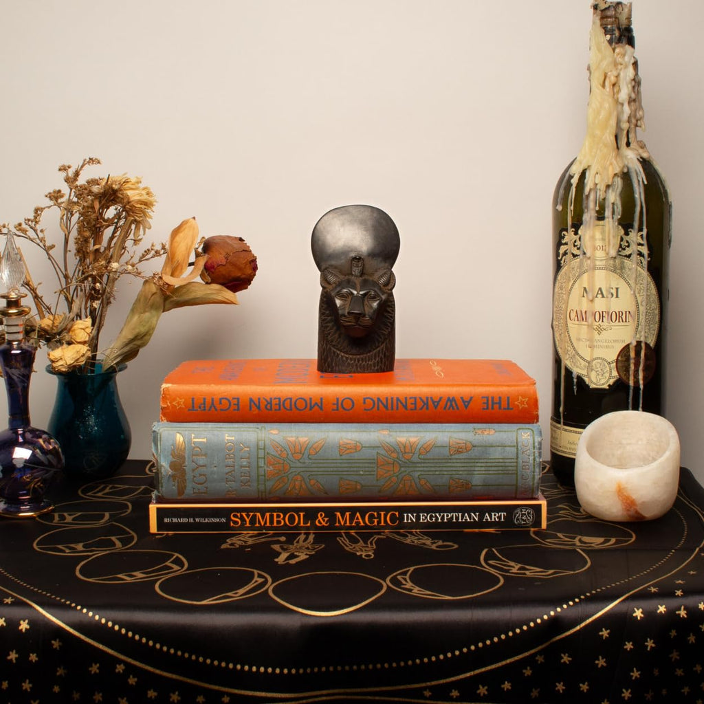 Sekhmet Bust Black - 4.5" - Made in Egypt