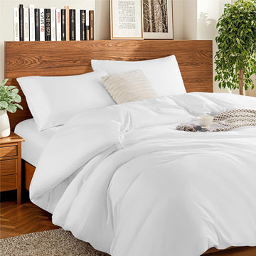 100% Cotton Duvet Covers - 1200 Thread Count, Luxury Egyptian Cotton Comforter Cover, Hotel Bedding Duvet Covers 3