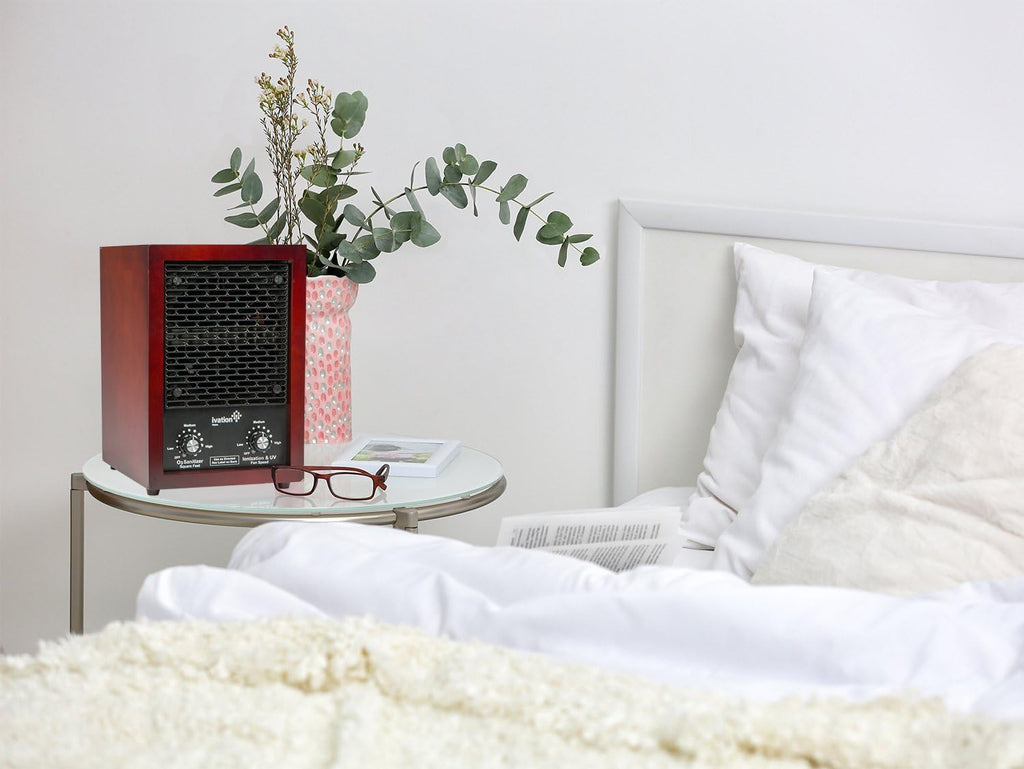 5-in-1 HEPA Air Purifier & Ozone Generator, Ionizer & Deodorizer for Up to 3,700 Sq/Ft - Included HE