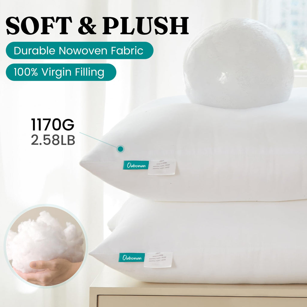 26 x 26 Throw Pillow Inserts