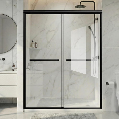 Double Sliding Shower Door 56-60 in W x 76 in H
