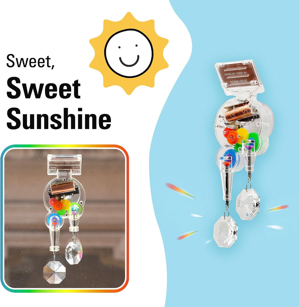 Solar Powered Rainbow Maker – Prism Suncatcher