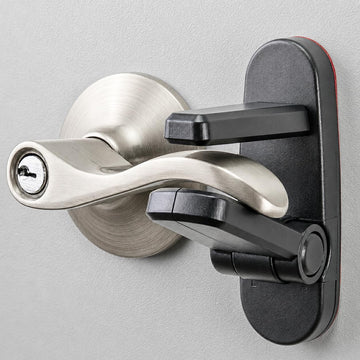 Lever Lock (2 Pack) Prevents Toddlers from Opening Doors. 3.25" L * 1.5" W * 4.5" H Easy One Hand Operation for