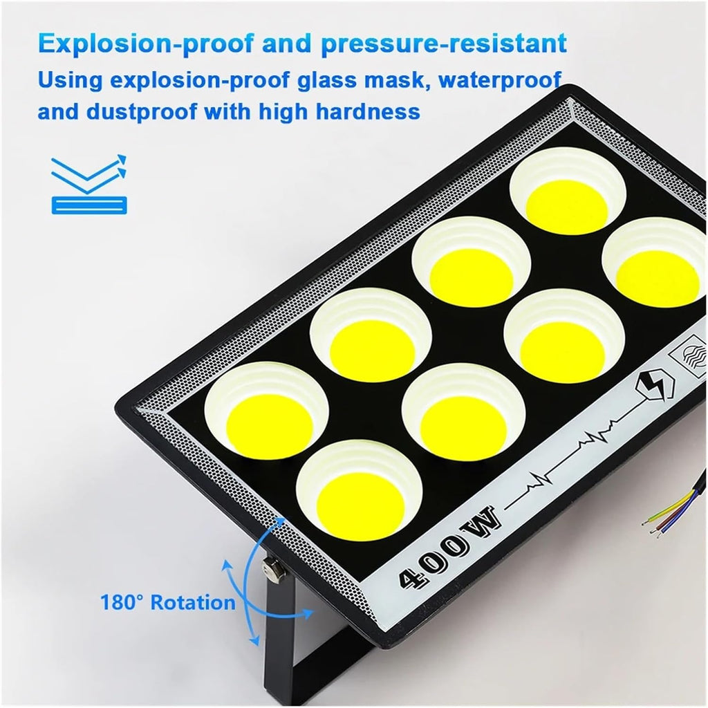 AC 220 LED Floodlight Outdoor Waterproof IP66 High Bright 50W 100W 200W 300W 400W 500W Led Spotlight for Garden Flood