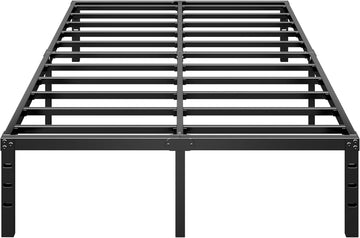Metal Platform Bed Frame 14 Inch Tall,No Box Spring Needed,Full Bed with Heavy Duty Strong Support Slats,Easy to