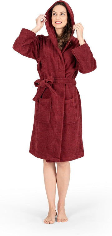Women's Hooded Terry Bathrobe