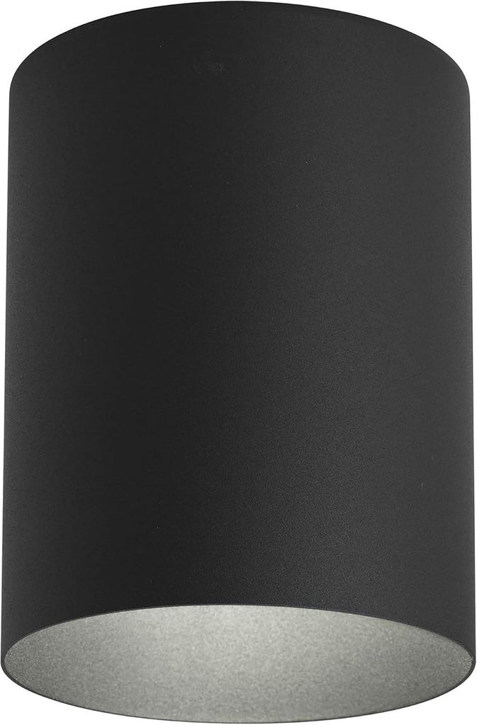 5-Inch Cylinder Outdoor Ceiling Light, 1-Light Modern Flush Mount Ceiling Light Fixture