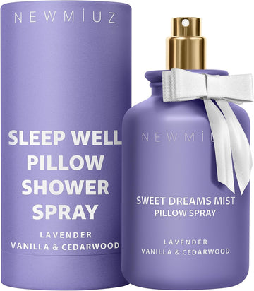 Sweet Dreams Sleep Pillow Spray Lavender Vanilla Cedarwood Essential Oil Aromatherapy Mist Calming Stress Relief