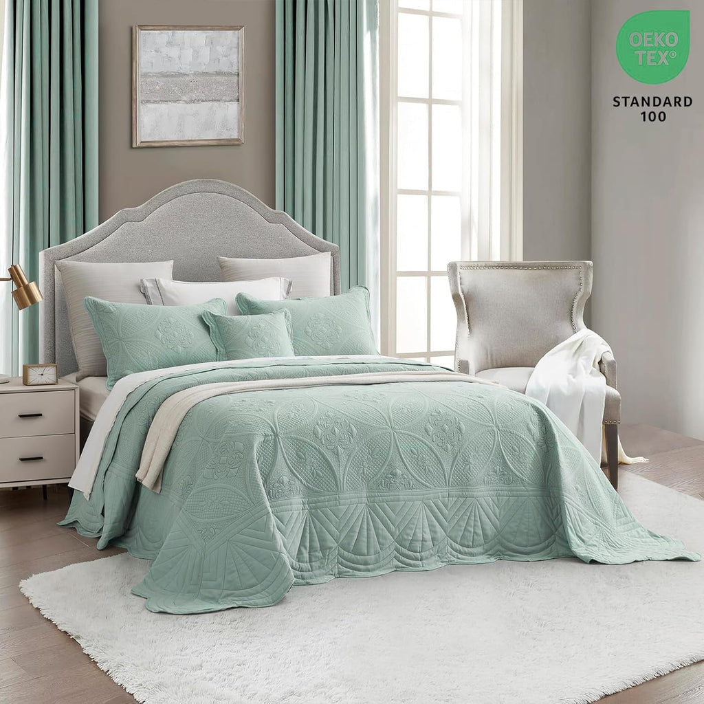 Oversized Bedspread - King Size 120" × 118"