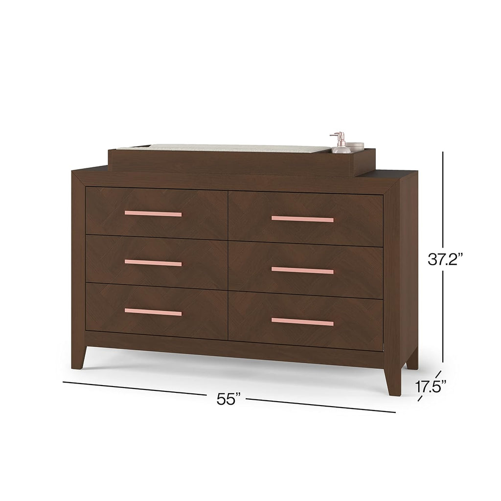 Universal Changing Table Topper, Convert Dresser into a Changing Table Surface, Securely Attaches, Non-Toxic, Baby
