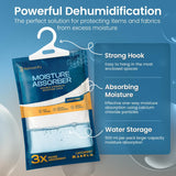 Moisture Absorbers and Humidity Absorber Bags for Closet - 10 Pack High