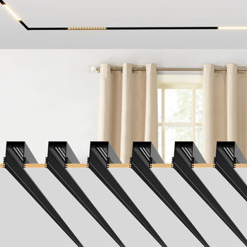 Track Rail, Recessed Magnetic Track Lighting Kit, ETL Certified