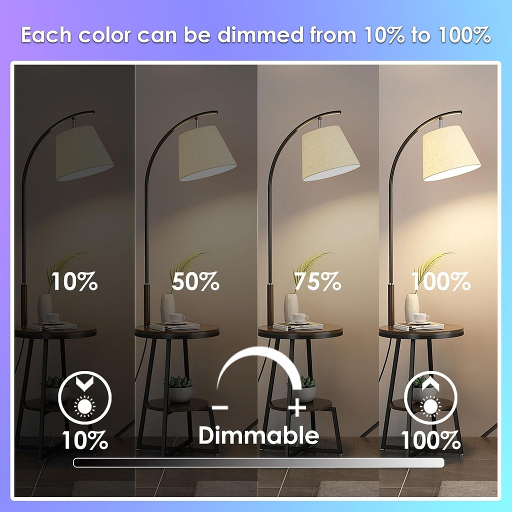 PAR38 LED Color Changing Flood Light Bulb with Remote Control, RGB Dimmable Colored Light Bulbs 14W=100W, 30 Colors
