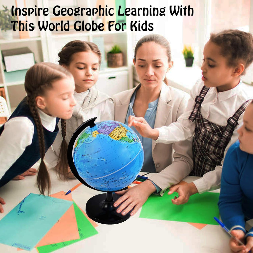 8'' World Globe for Kids Learning