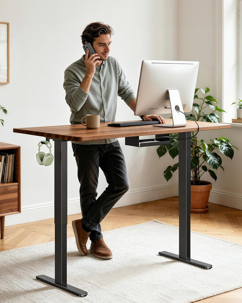 Dual Motor Standing Desk Frame for 44-90 inch Desktops, 264 lbs