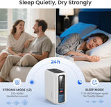 Dehumidifier for Home, Dehumidifiers for Bathroom, Bedroom, Living room, Closet with 68 OZ Water Tank