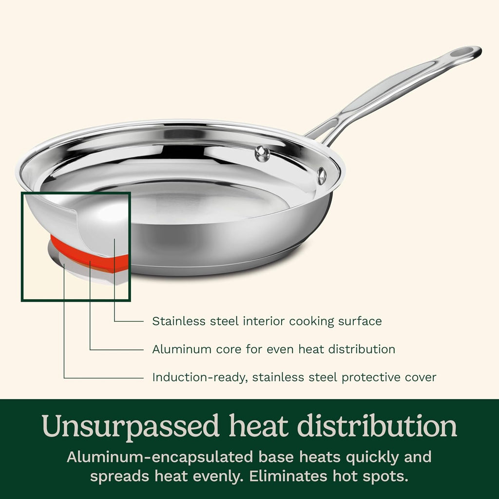 77-10P1 10-Piece Chef's-Classic-Stainless Collection, Cookware Set