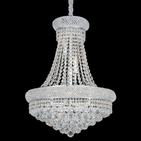 Crystal Chandeliers for Dining Room Light Fixture_Empire Style K9 Crystal Chandeliers for Entryway_12 Lights Chrome Luxury Lighting Fixtures for Living Room Bedroom Stairway Foyer Hallway A108-B0CMC16SKG
