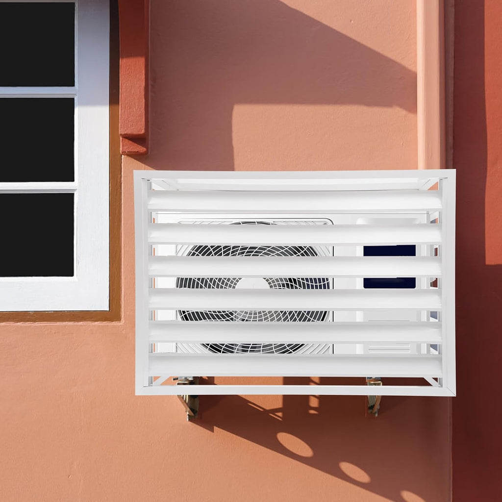 Air Conditioner Fence Panels Air Conditioner Privacy Screen Pool Equipment Enclosure Aluminum Alloy AC Fence Covers