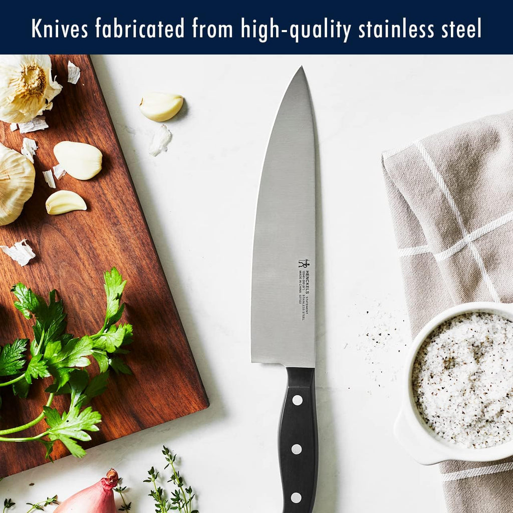 Statement 15-Pc Knife Block Set, Razor-Sharp, German Engineered | Informed by 100+ Years of Mastery. Dishwasher safe