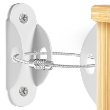 Furniture Anchors for Baby Proofing (10 Pack) Anti Tip Furniture Anchors Securing 400lbs,Wall Anchor Earthquake