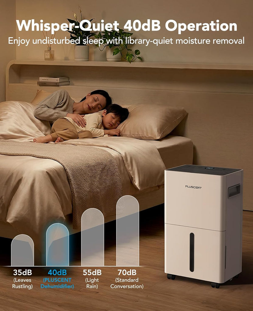 21 Pint Dehumidifier for Basement and Home, 1500 Sq Ft Portable Dehumidifier with Drain Hose