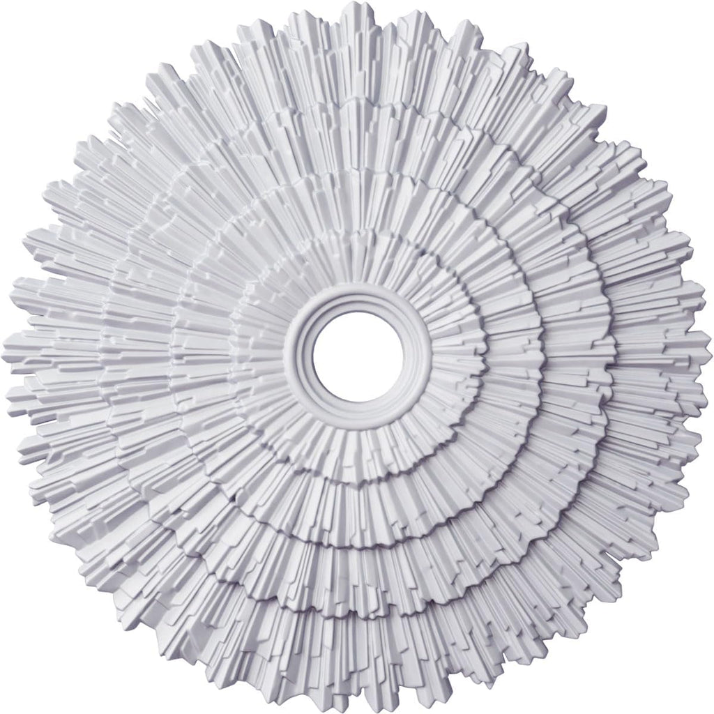 Eryn Ceiling Medallion, 24 3/4"OD x 3 1/4"ID x 1 7/8"P (Fits Canopies up to 4"), Factory Primed