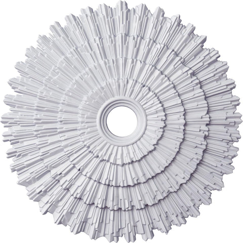 Eryn Ceiling Medallion, 24 3/4"OD x 3 1/4"ID x 1 7/8"P (Fits Canopies up to 4"), Factory Primed