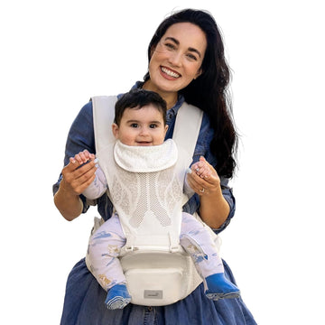 Safety-Certified 3D Knit Baby Carrier Newborn to Toddler, Beige