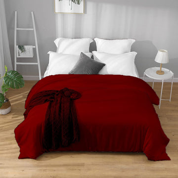 800 Thread Count Duvet Cover 1 Piece, Egyptian Cotton Duvet Cover King XL 116x98 with Zipper Closer & Corner Ties