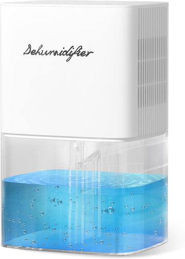 Dehumidifier 1657ML 58OZ Small Dehumidifier for Home 230 Ft² Safety Dehumidifiers Adjustable 10 Color Lights 5 Timers