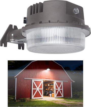 LED Barn Light Dusk to Dawn with Photocell, 55W 7500LM 5000K Daylight, 500W Incandescent/200W HID Replacement