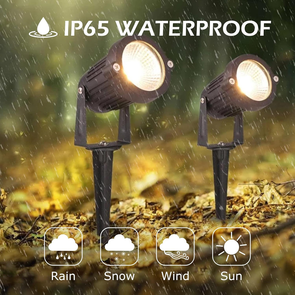 Low Voltage Landscape Lights Outdoor: 7W 700LM LED Landscape Lighting with Connectors for Tree Garden Yard Pathway |