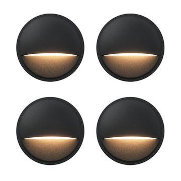 Low Voltage LED Deck Lights, Landscape Step Stair Railing Light with 2W Integrated LED Chips, Die-cast Aluminum 12V