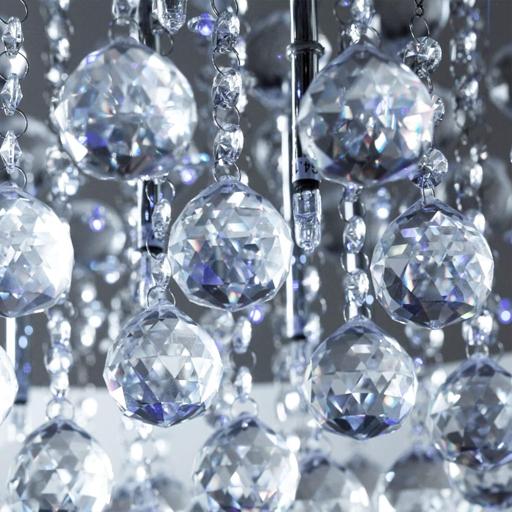 30pk Christmas Crystal Ball Prism Ornaments for Christmas Tree Decorations