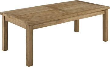 Marina Premium Grade A Teak Wood Outdoor Patio Rectangle Coffee Table in Natural