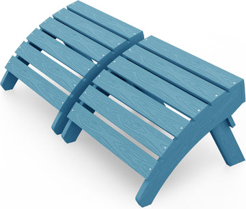 Folding Adirondack Ottoman Set of 2 for Adirondack Chair, All Weather | HIPS 350 lbs Capacity, Easy Assembly, All