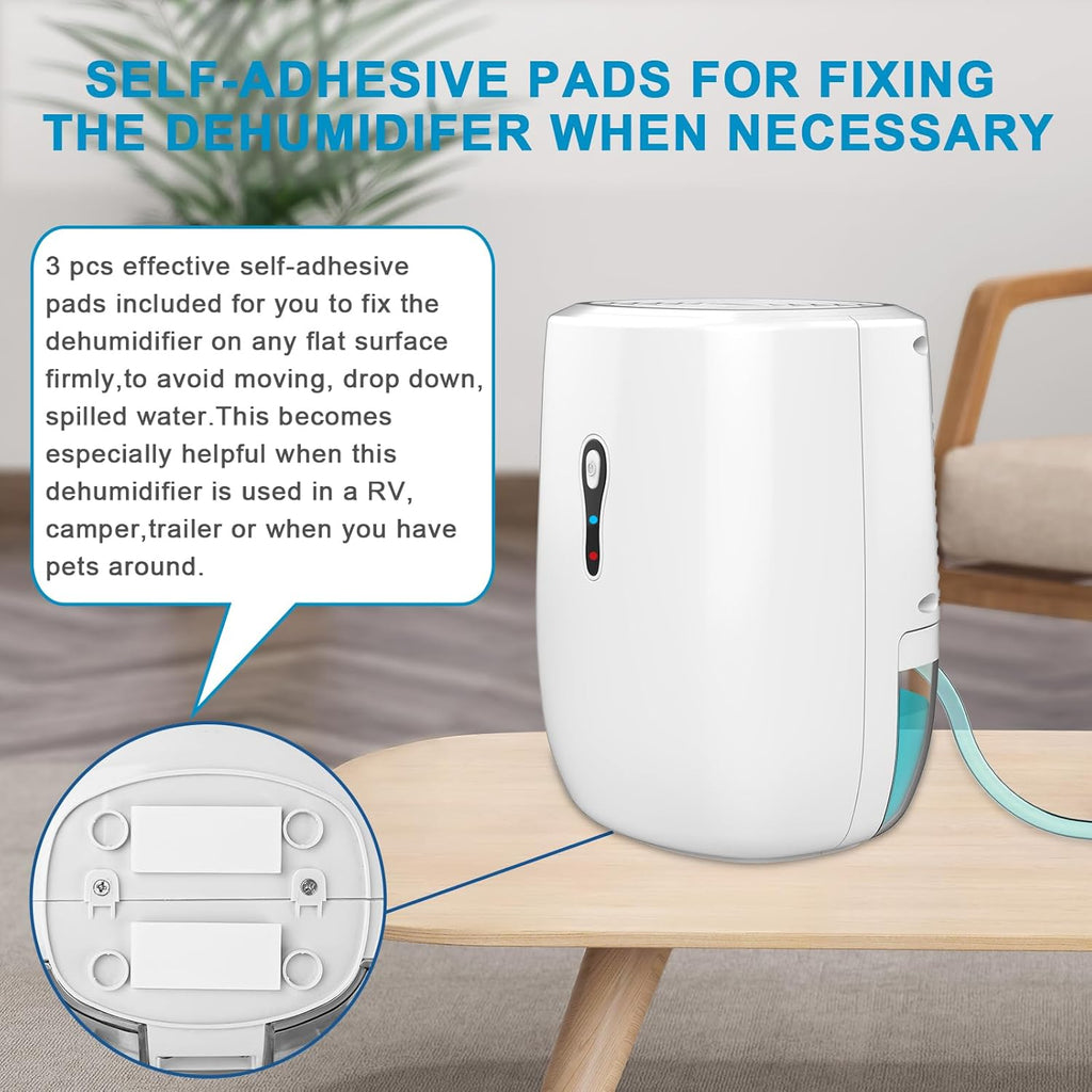 Dehumidifier with Drain Hose. Small Portable Dehumidifier. Auto