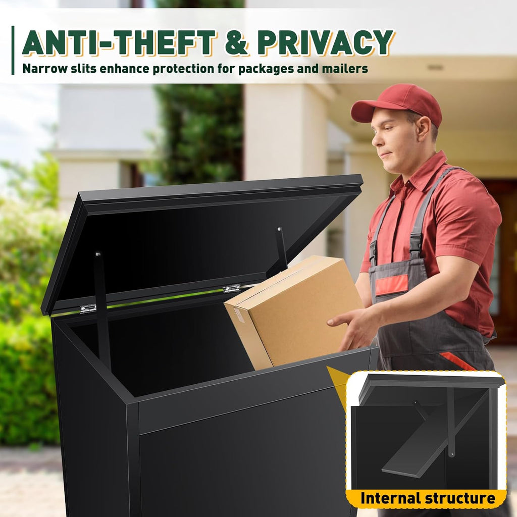 Package Delivery Boxes Drop Boxes with Secure Storage