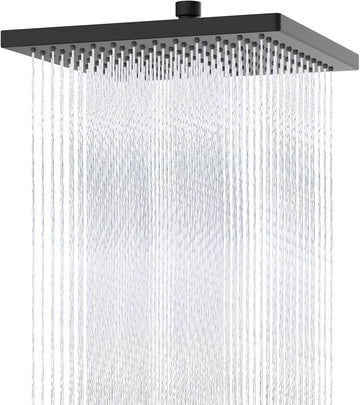 CUCPC Certified Metal Rain Shower Head, 12'' High Pressure Shower Heads