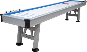12' Outdoor Shuffleboard Table with 20" Playfield