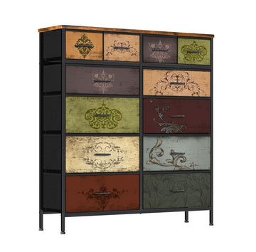 With 12 Drawers, Tall Chest of Drawers