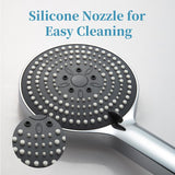 Handheld Shower Head, 6-Mode High Pressure Handheld Sprayer High Flow Large Powerful Boosting Handheld Showerhead for